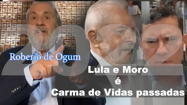  Roberio de Ogum prevê uma guerra: “Lula e Moro é carma de vidas passadas!”